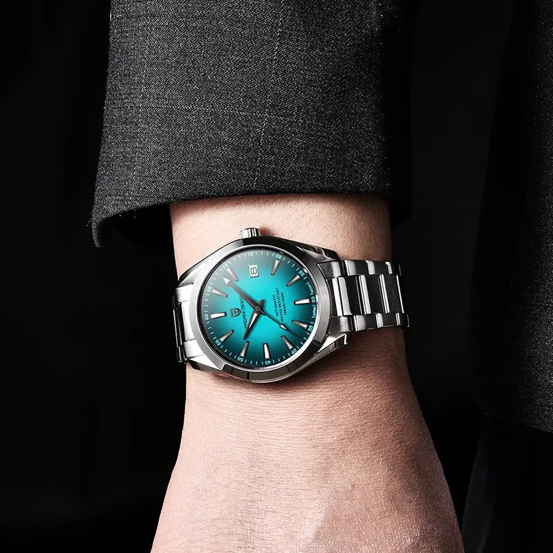 Pagani Design Aqua Terra Vivid Gradient Blue Dial Men's Watch- PD-1688